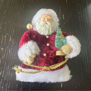 👑 Santa Claus Holiday pendant pin broach - Red and Gold 5 for $10 jewelry sale